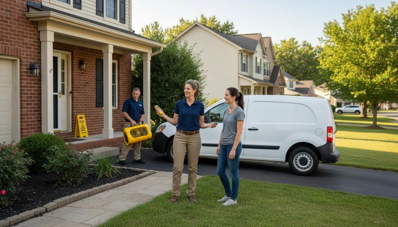 Water restoration image for Dehumidification And Cleanup Services in South Wayne, WI